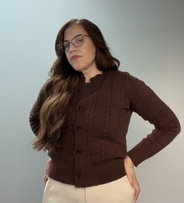 Cardigan Brown — view 2